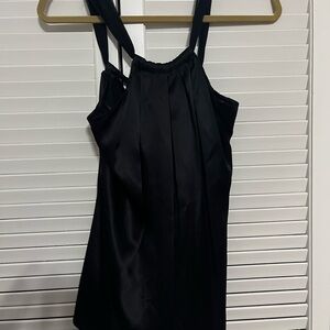 Elie Tahari Black Silk Halter Blouse